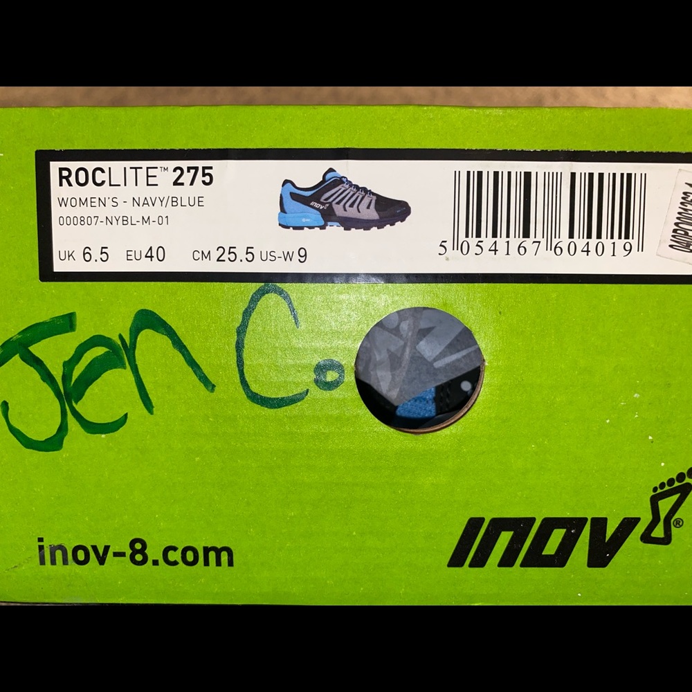 Trail runners non waterproof shoes original box
